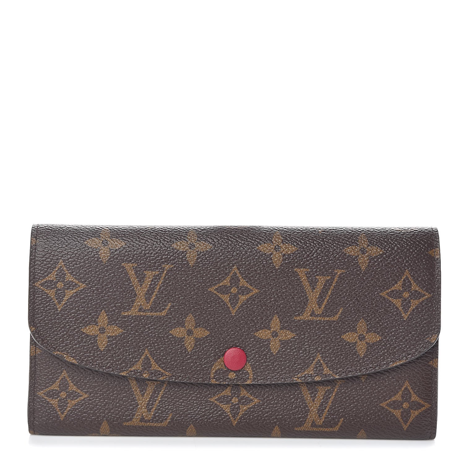 Louis Vuitton Monogram Emilie Wallet Fuchsia 1 of 7