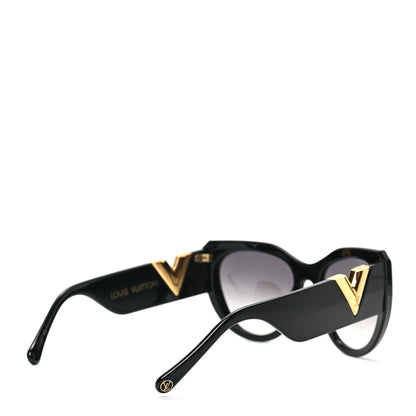 Louis Vuitton Acetate My Fair Lady Sunglasses Z1254W Black 4 of 8