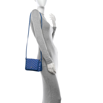 Goyard Goyardine Plumet Wallet Clutch Sky Blue 2 of 10