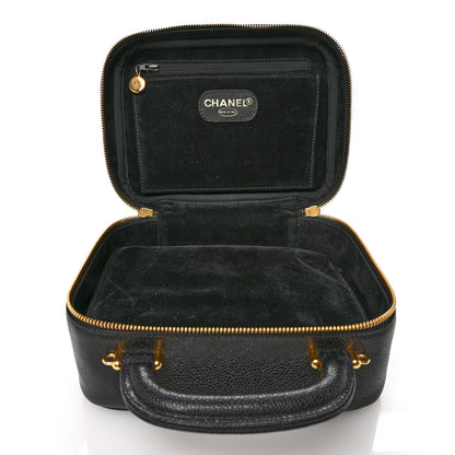Chanel Caviar Timeless CC Vanity Case Black 6 of 12