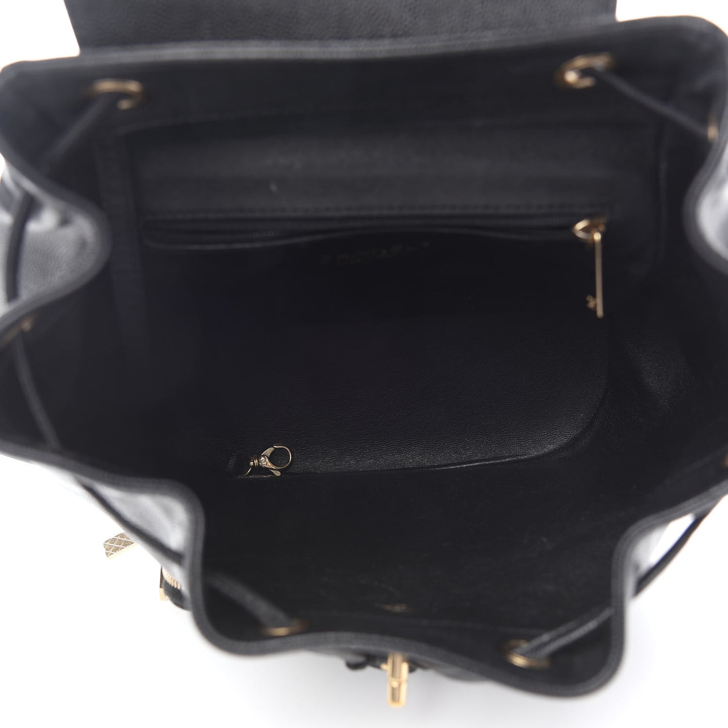 Caviar Quilted Business Affinity Backpack Black