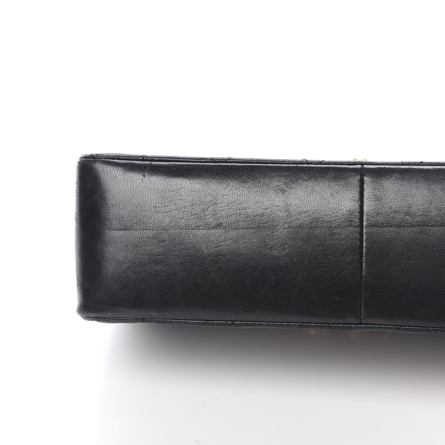 Lambskin Quilted Medium Single Flap Black
