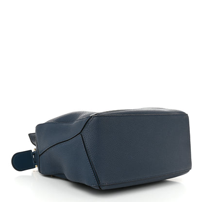Loewe Calfskin Small Puzzle Bag Dark Blue 4 of 9