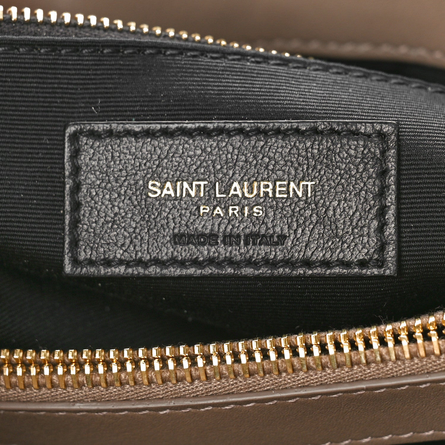 Saint Laurent Suede Y Quilted Monogram Medium Loulou Chain Satchel Taupe 6 of 8