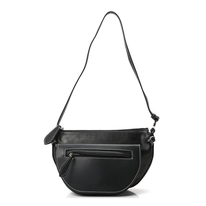 Burberry Smooth Calfskin Mini Double Olympia Black 1 of 9