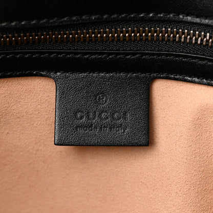 Gucci Calfskin Matelasse Large GG Marmont Shoulder Bag Black 6 of 13