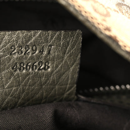 Gucci Monogram Bamboo Bar Medium Tote Olive 7 of 9
