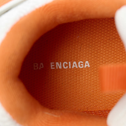 Balenciaga Rubber Mesh Fabric Recycled Sole Womens Track Sneakers 39 White Orange 8 of 10