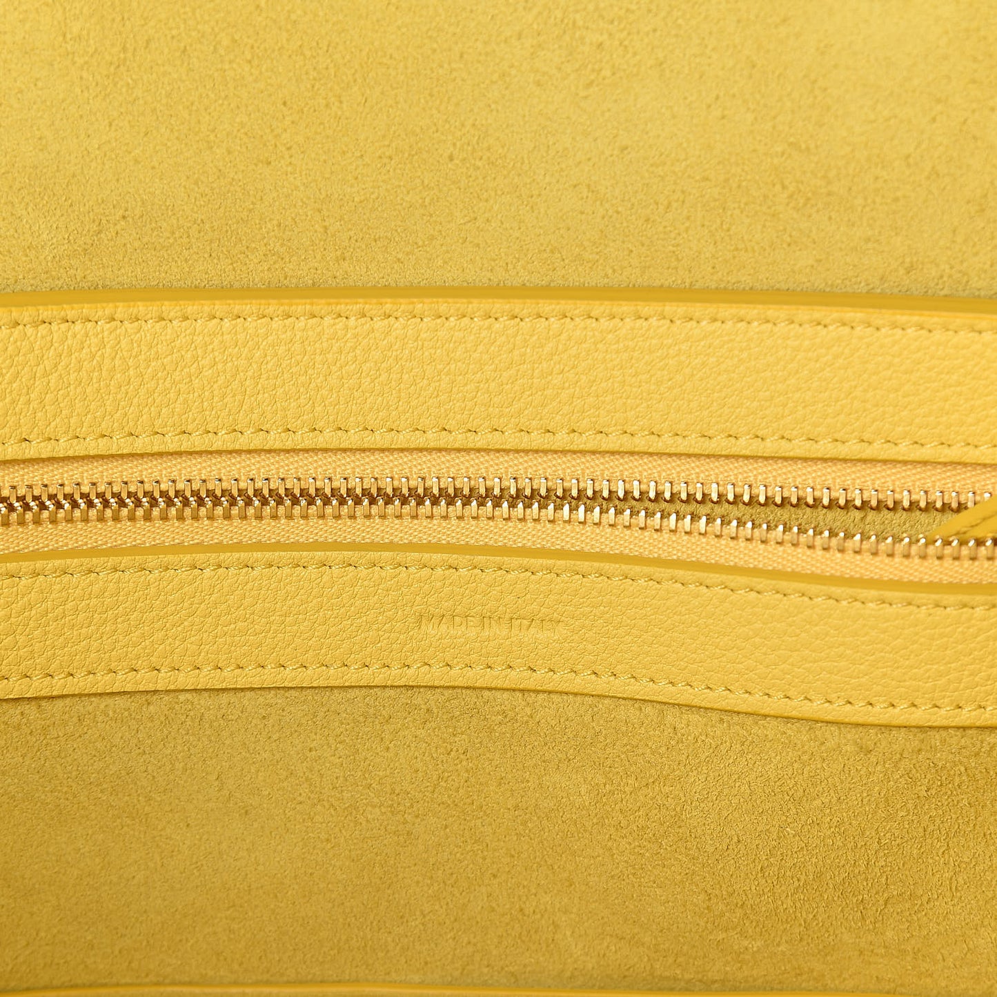 Soft Grained Calfskin Small Belt Cabas Phantom Citron