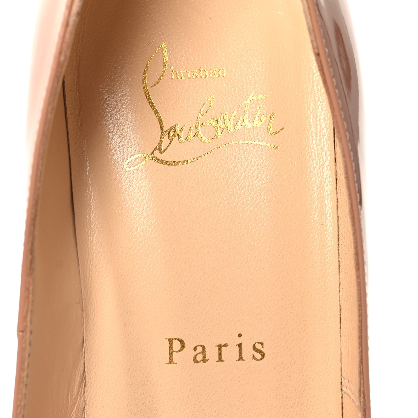 Patent New Very Prive 120 Pumps 37.5 Nude