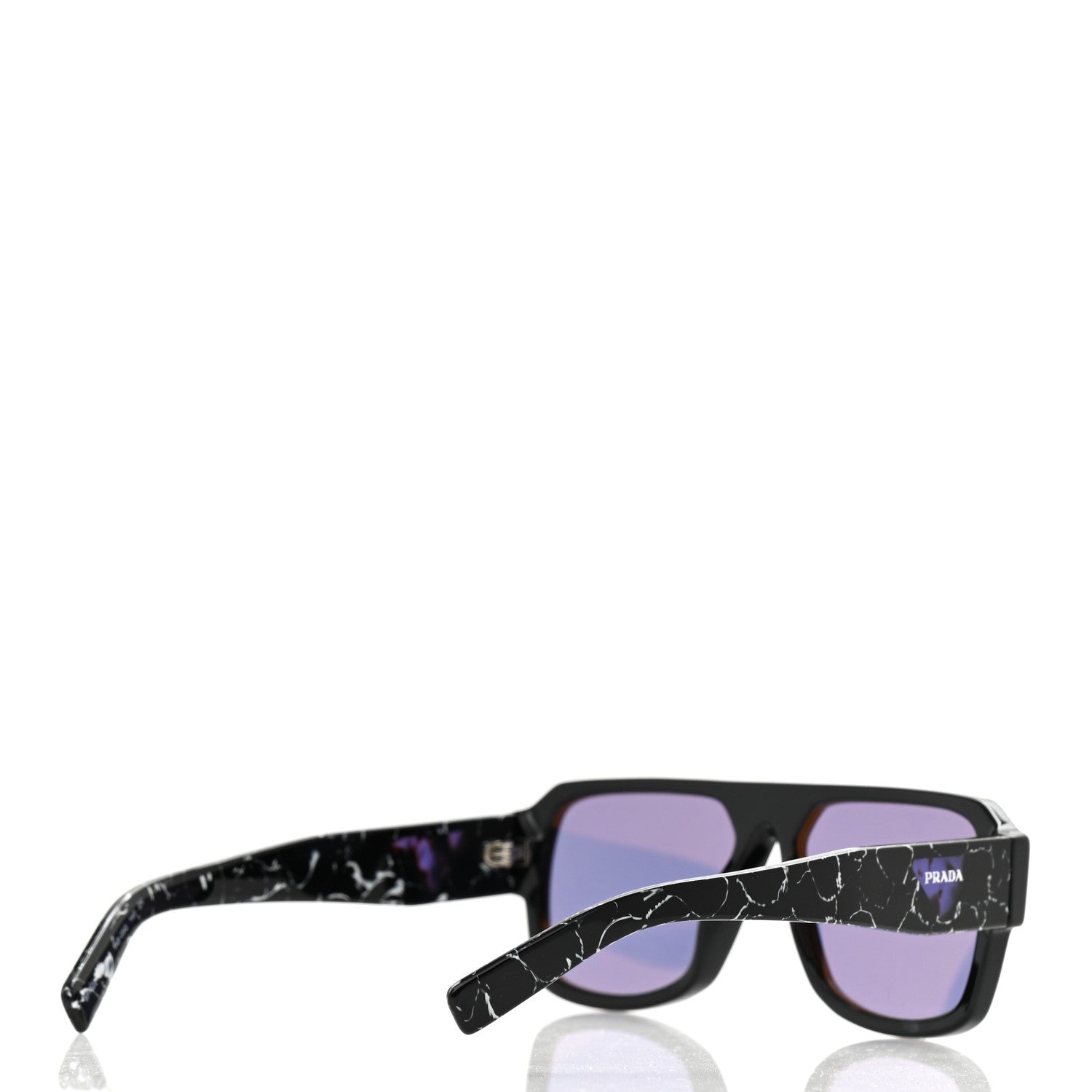 Prada Acetate Symbole Sunglasses SPR 22Y Iris 4 of 7