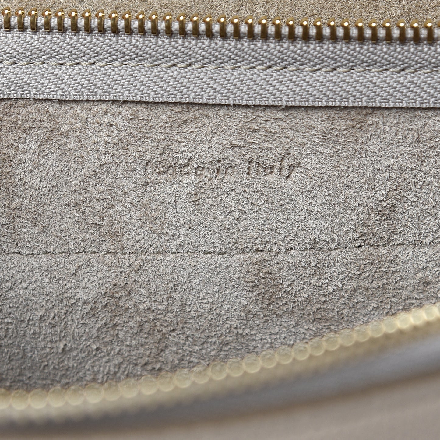 Grained Calfskin Nano Belt Bag Light Taupe