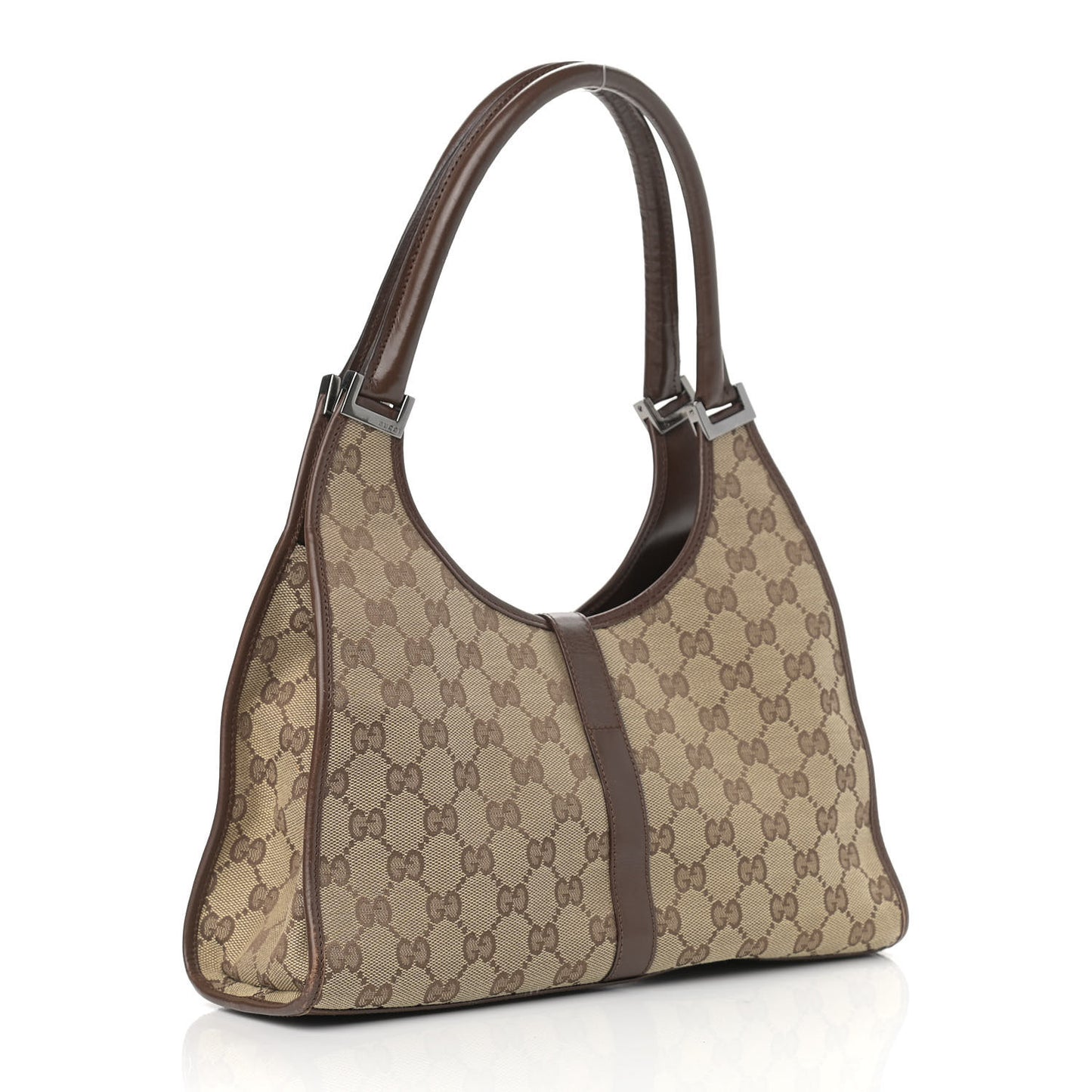 Monogram Small Bardot Bag Brown