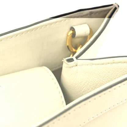 Gucci Wonka Grain Calfskin Small Diana Tote Bag Mystic White Orange Fluo 13 of 15