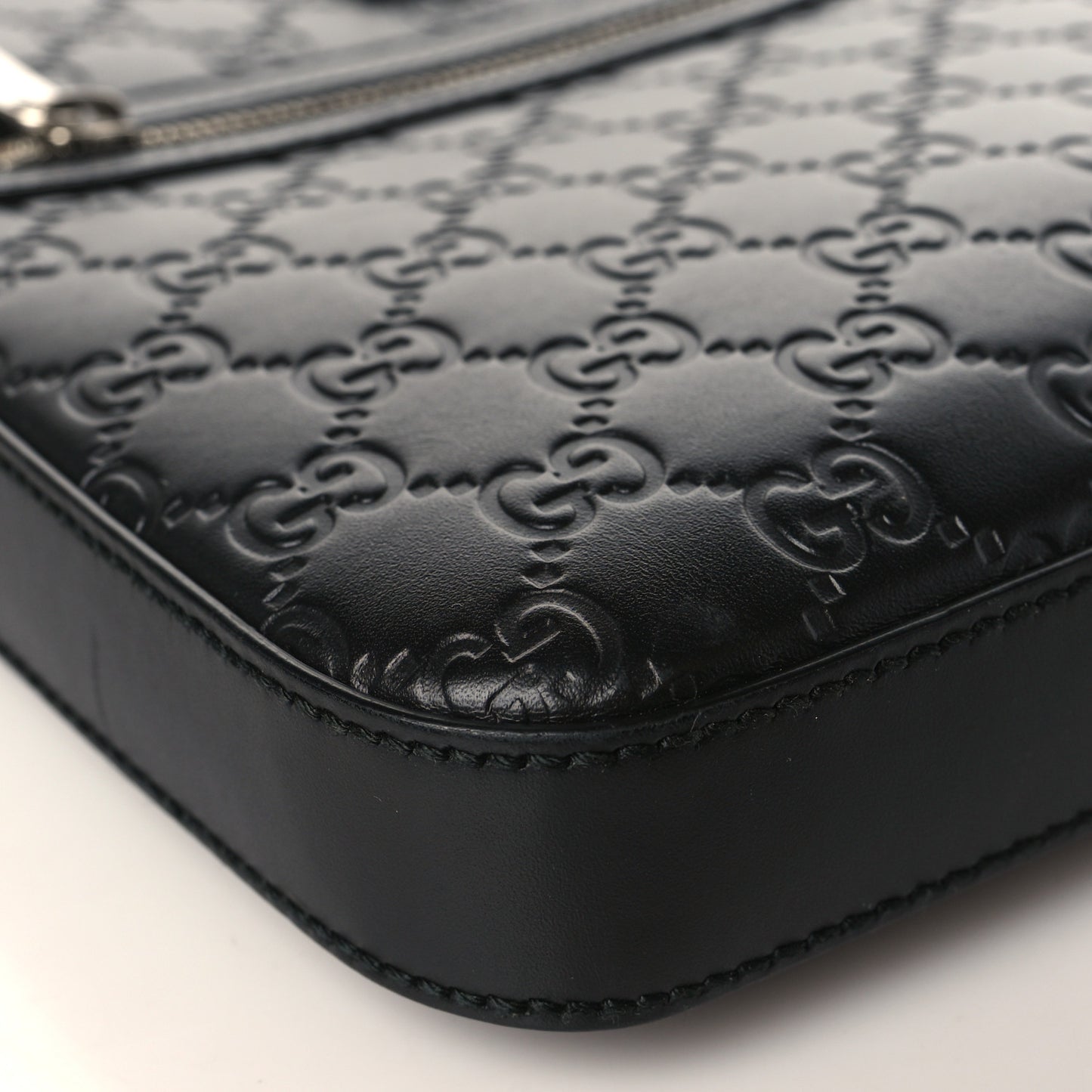 Guccissima Signature Small Messenger Bag Black