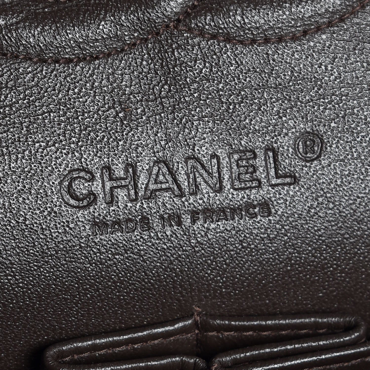 Chanel Tweed Quilted Medium Double Flap White Brown 6 of 7