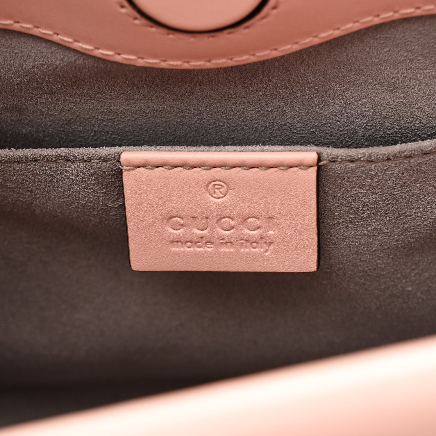 Gucci Nappa Bamboo Web Mini Nymphaea Top Handle Bag Perfect Pink Mystic White 5 of 11