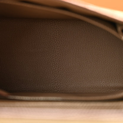 Hermes Lizard Niloticus Kelly Sellier 25 Ficelle 5 of 14