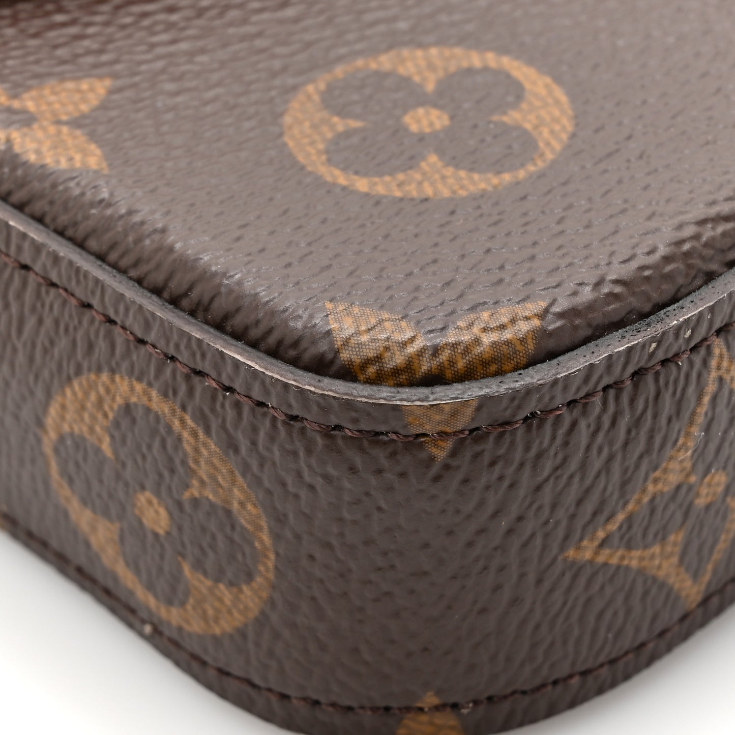 Monogram Pochette Felicie Chain Wallet Fuchsia