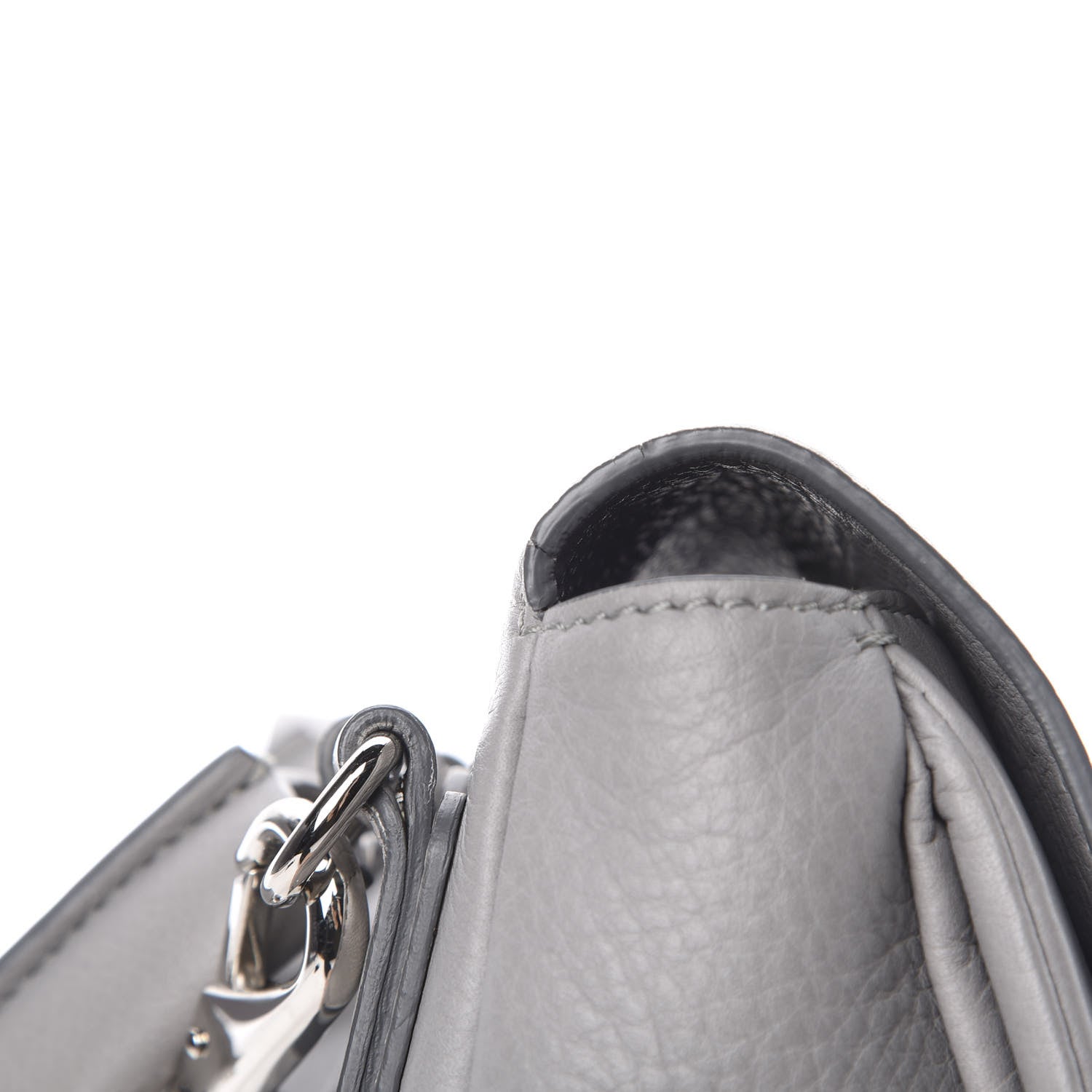 Givenchy Calfskin Mini Pandora Pure Flap Bag Pearl Grey 12 of 13