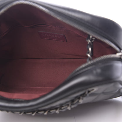 Chanel Calfskin Quilted Small Ballerine Camera Case Black 5 of 11