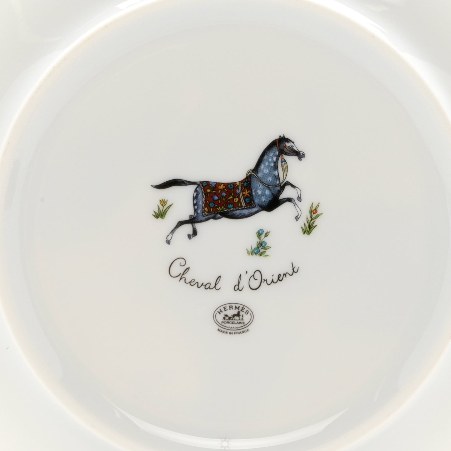 Porcelain Cheval D'Orient Bread and Butter Plate
