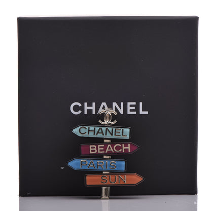 Chanel Resin By The Sea Sign Brooch Multicolor 5 of 5