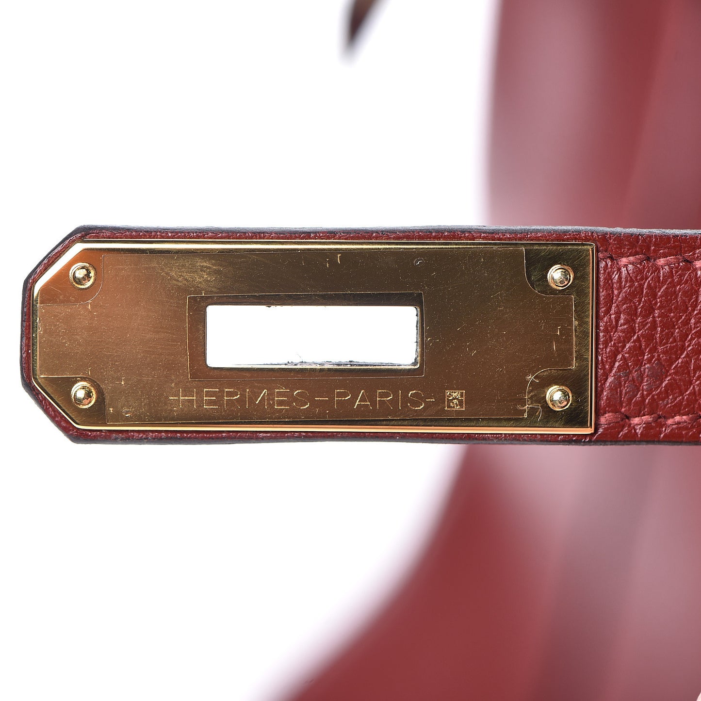 Taurillon Clemence Birkin 35 Rouge H