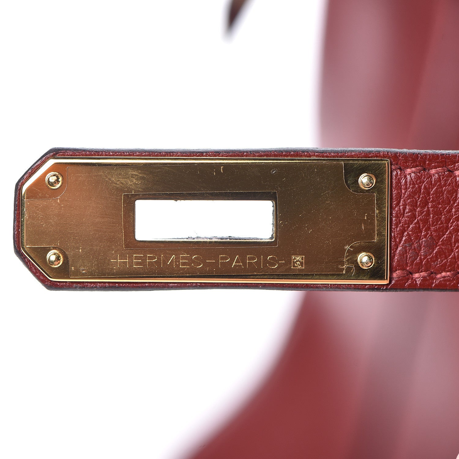 Hermes Taurillon Clemence Birkin 35 Rouge H 29 of 37