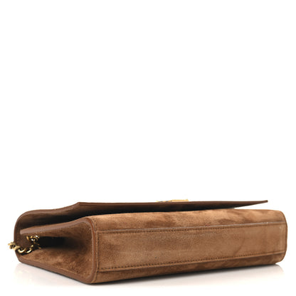 Saint Laurent Suede Medium Monogram Kate Satchel Macaron 4 of 10