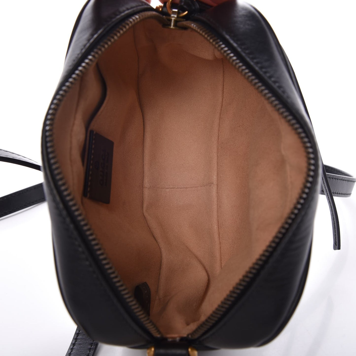 Calfskin Matelasse Mini GG Marmont Chain Shoulder Bag Black