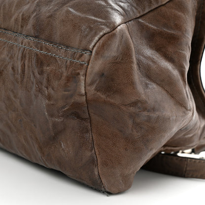Givenchy Tumbled Sheepskin Small Pandora Brown 10 of 10