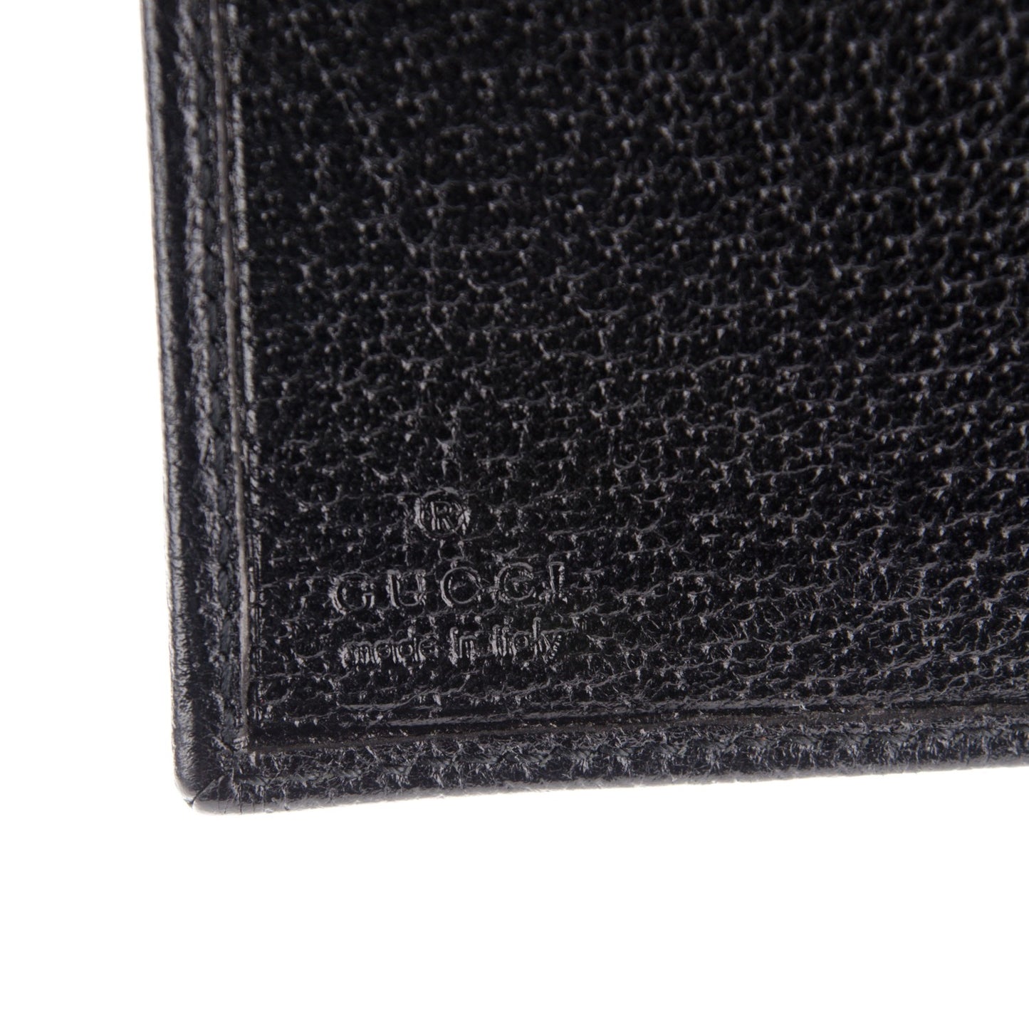 Monogram Compact Flap Wallet Black