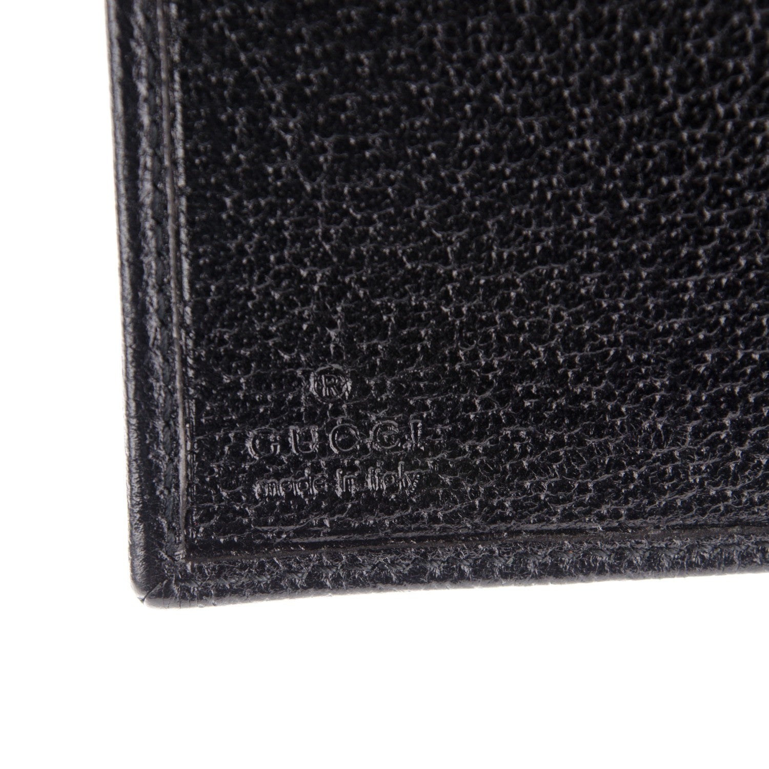 Gucci Monogram Compact Flap Wallet Black 6 of 7