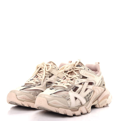 Balenciaga Rubber Mesh Bi-Color Womens Track.2 Open Sneakers 36 Nude 3 of 11