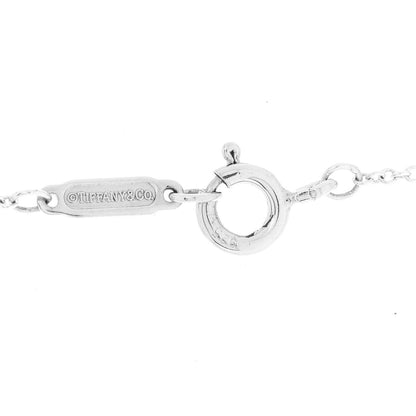 Tiffany Sterling Silver Notes Heart Tag Charm Necklace 4 of 6