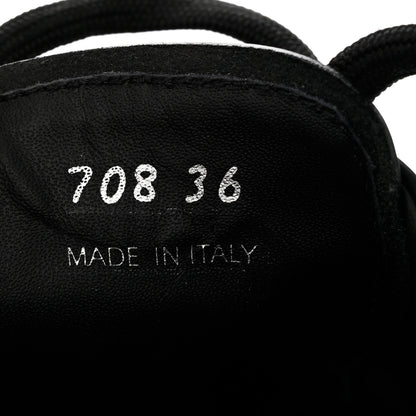 Prada Spazzolato Rois Monolith 55mm Derby Loafers 36 Black 6 of 10