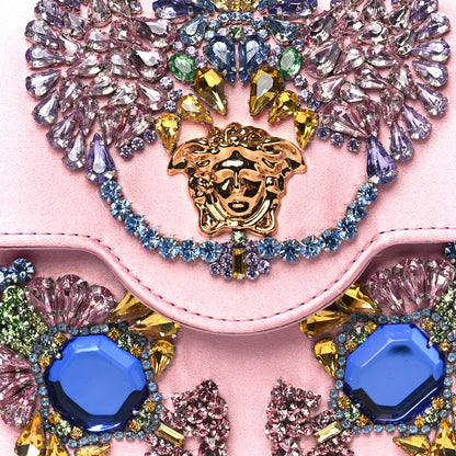 Versace Satin Crystal Studded Mini La Medusa Bag English Rose 7 of 9