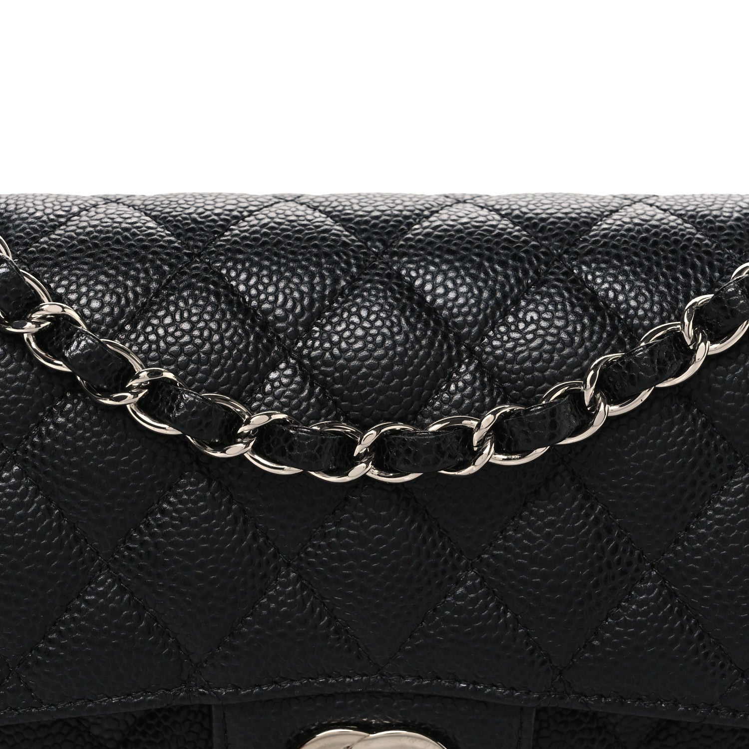 Chanel Caviar Quilted Small Double Flap Black 8 of 10