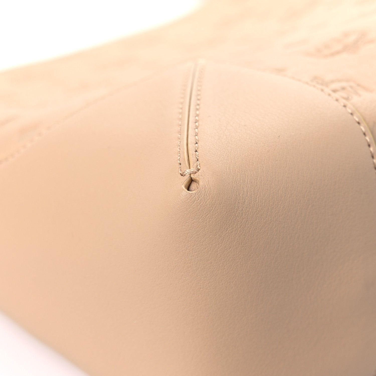 MCM Calfskin Ottomar Monogram Medium Klara Hobo Beige 9 of 11