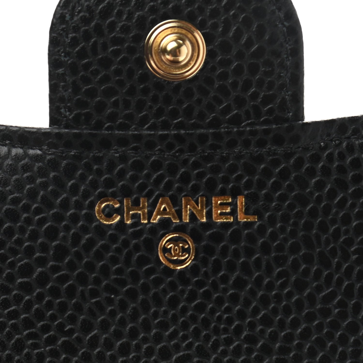 Chanel Caviar Quilted Compact Flap Wallet Black 6 of 10