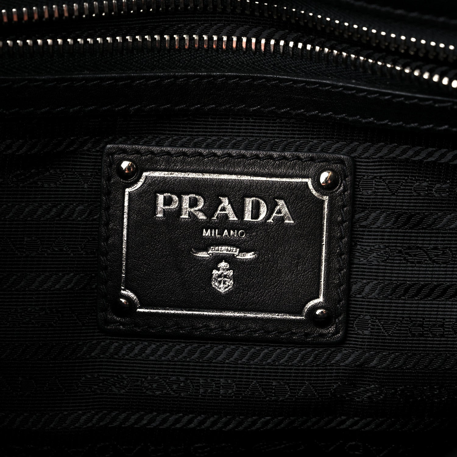 Prada Soft Calf Satchel Black 6 of 8