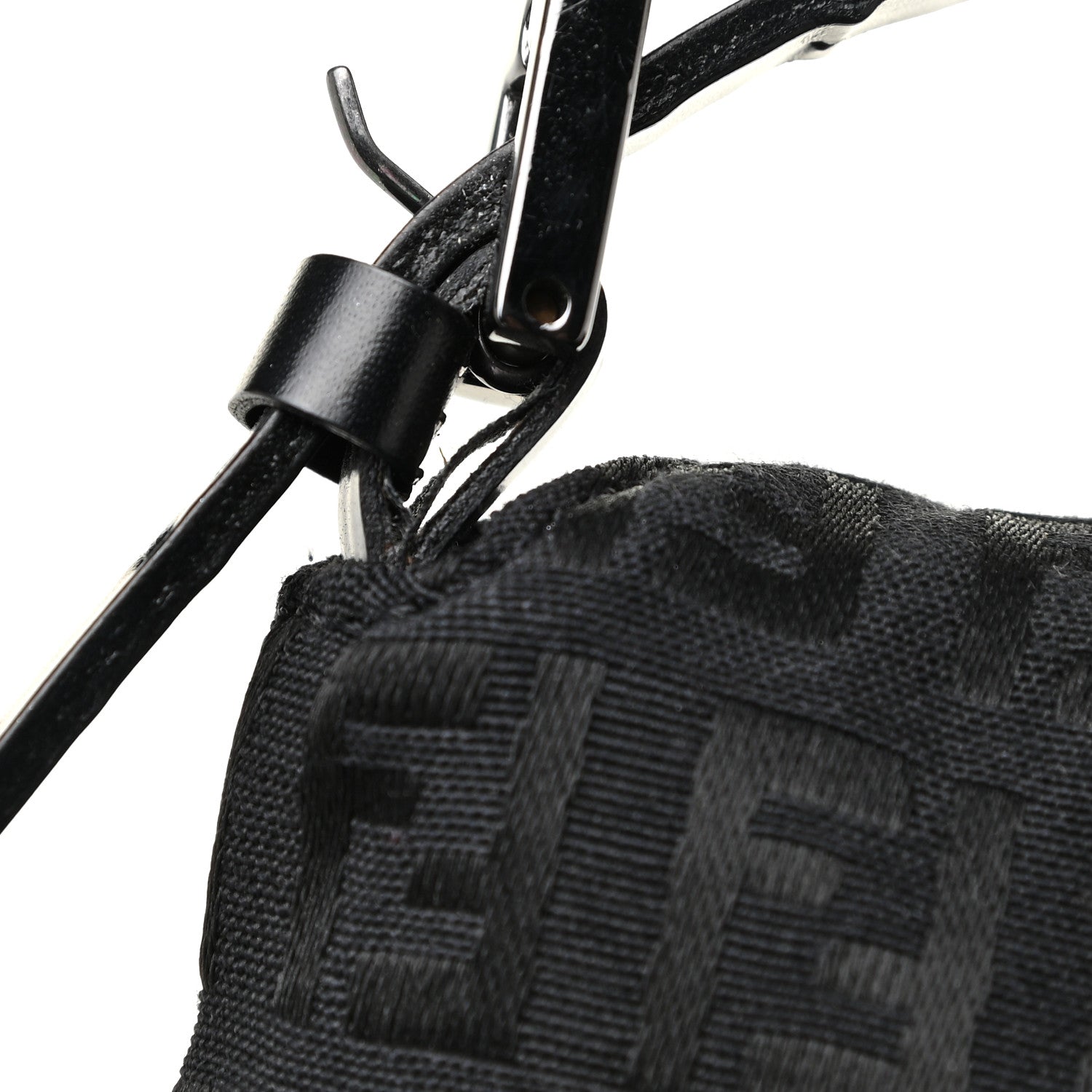 Fendi Zucchino Baguette Black 22 of 22