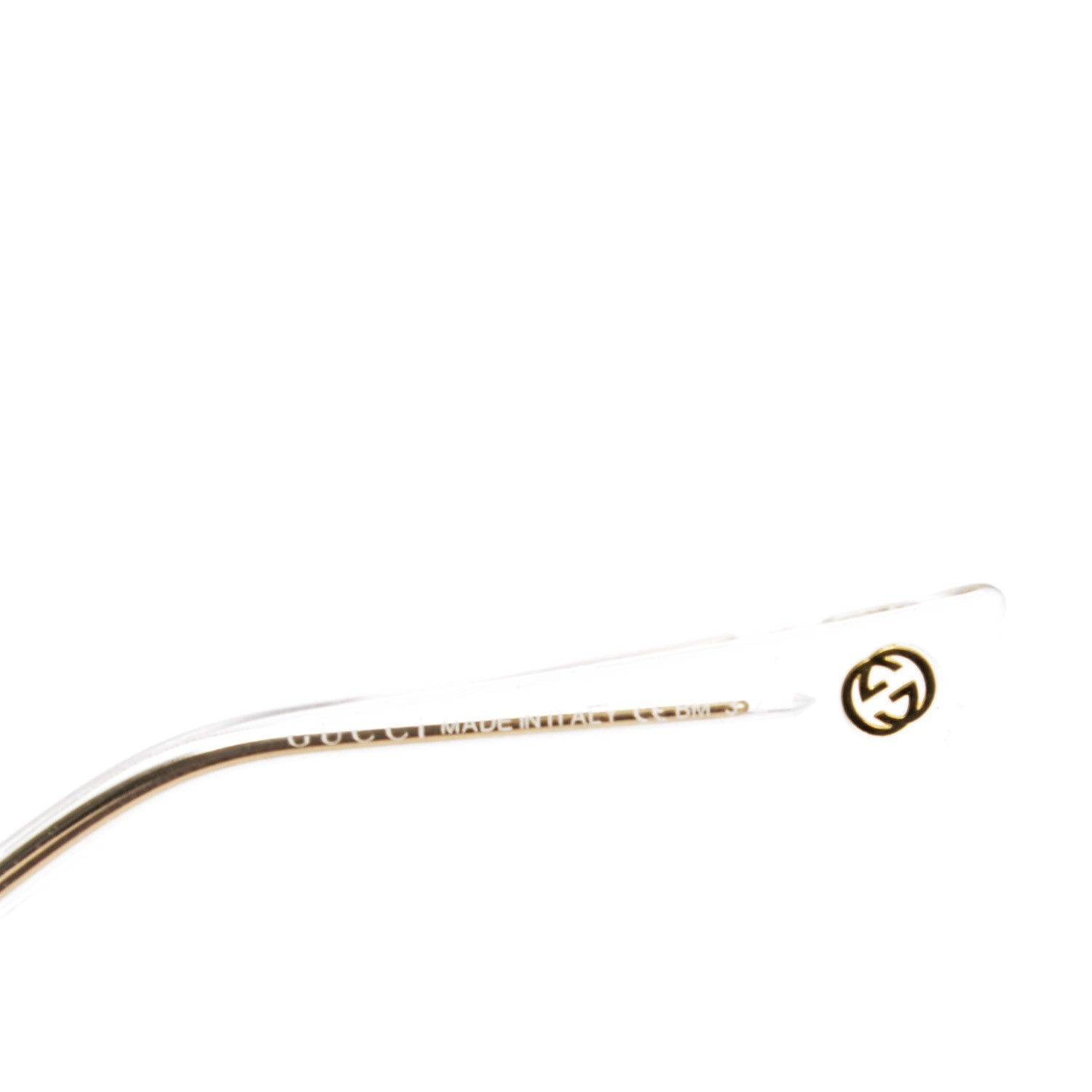 Gucci Crystal Bamboo Cat Eye GG 3777/N/F/S Sunglasses Silver 4 of 5