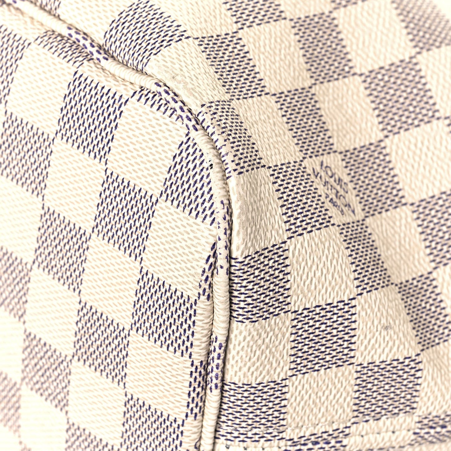 Damier Azur Neo Neverfull MM Rose Ballerine