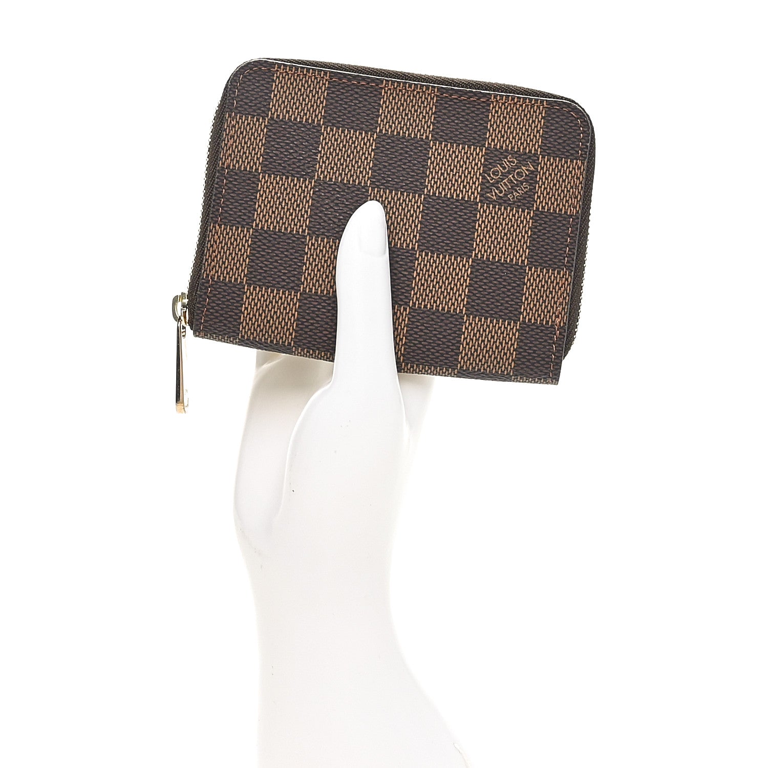 Louis Vuitton Damier Ebene Zippy Coin Purse 2 of 7
