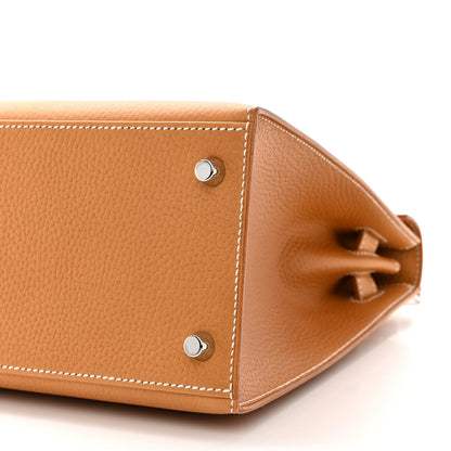 Hermes Vache Naturelle Grainee Kelly Sellier 28 Naturel Sable 10 of 12