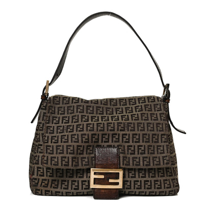 Fendi Zucchino Mama Baguette Tobacco 1 of 14