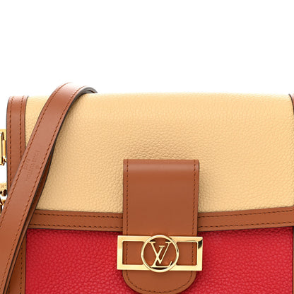 Louis Vuitton Taurillon Dauphine MM Panama Scarlet 8 of 11