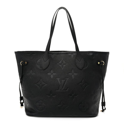 Louis Vuitton Empreinte Monogram Giant Neverfull MM Black 1 of 10